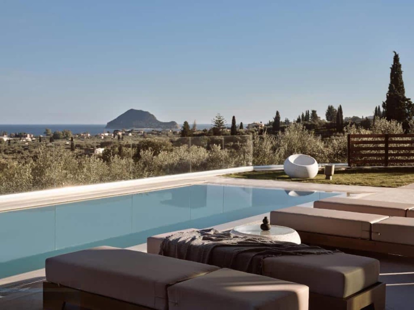Sea view from a Zakynthos luxury villa